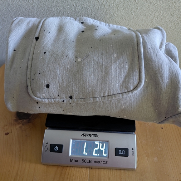 NWT Hudson Los Angeles Gray Sweatpants Artistic Splatter Joggers Size Medium - Picture 6 of 8